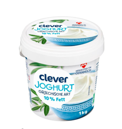 [782585] Clever Joghurt griechische Art 1kg