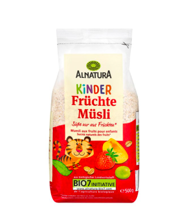 Alnatura Kinder Früchte Müsli 500g