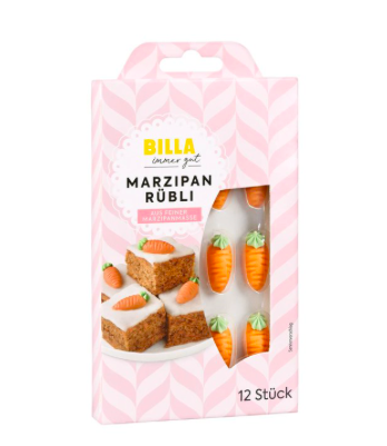 Billa Marzipanrübli 12 Stk.