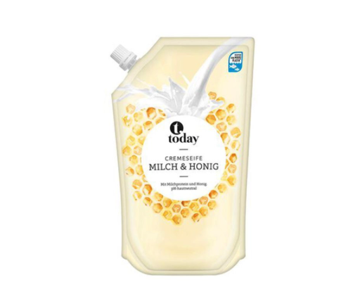 Today Cremeseife Milch & Honig Nachfüller 750ml