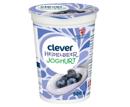 CLEVER FRUCHTJOGHURT HEIDELBEE 500g ()