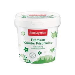 [260214] Salzburg Milch Premium Frischkäse Kräuter 70 % F.i.T. 1000g