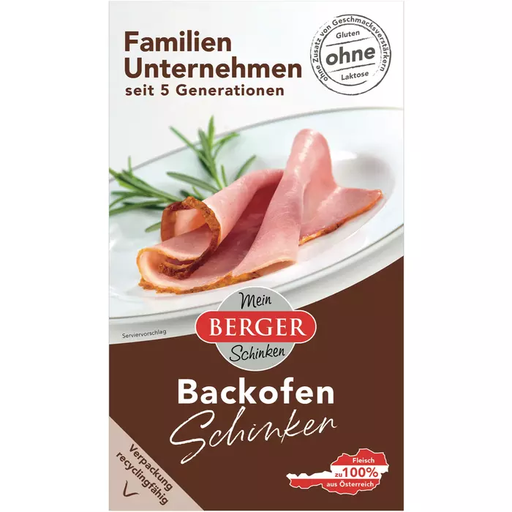 Berger Backofenschinken geschnitten 100g