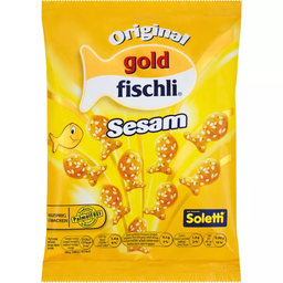 [75820] Soletti Goldfischli 100g, Sesam9000159745402