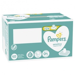 [71632] Pampers Babytücher Sens. 12x80 Stk.
